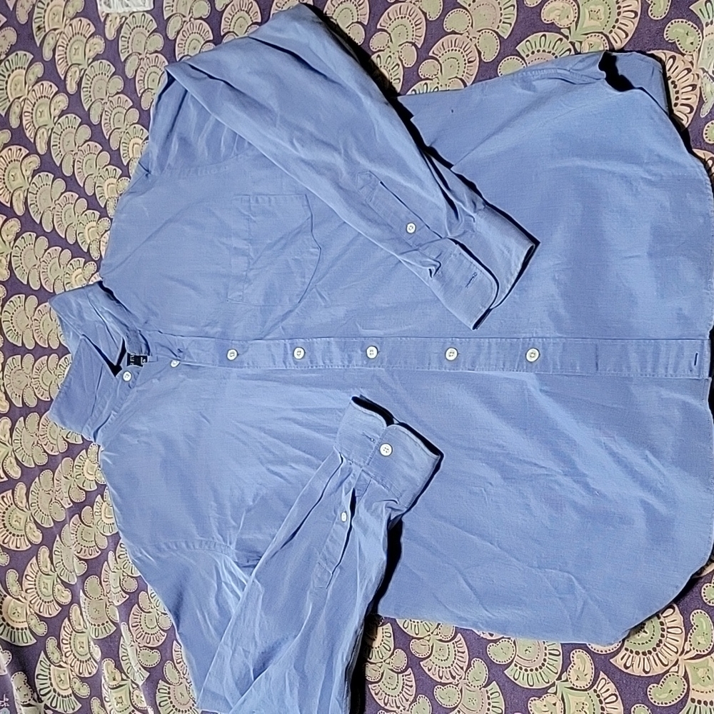 J. Crew 80s 2-Ply Buttondown - image 1